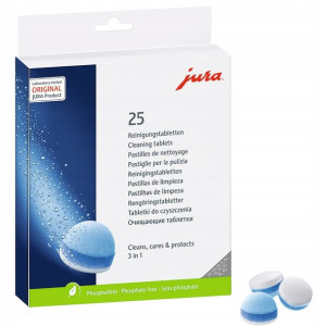 Tabletki CZYSZCZĄCE ekspresy JURA 3w1 25szt 62535