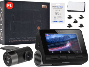 Kamera 70mai A800S Optyka SONY + WSTECZNA + 128GB