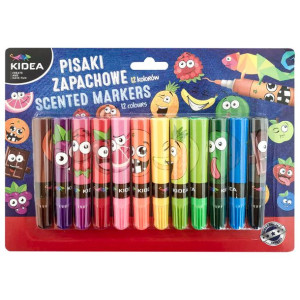 Kidea Pisaki zapachowe 12 kolorów - 22SZT