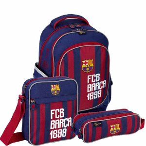 Fc Barcelona Plecak Szkolny Piórnik Worek 3w1 Zestaw