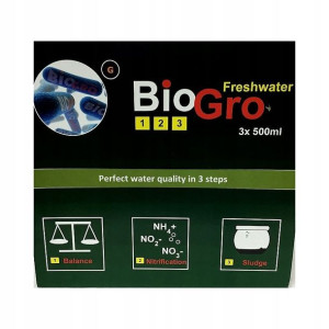 Biogro freshwater 123 500ml do słodkowodnego akwar