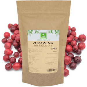 Żurawina liofilizowana cała 20 g - owoce liofilizowane Żurawiny