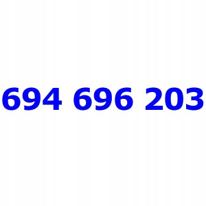694 696 203 T-mobile Złoty Numer Telefonu Tmobile