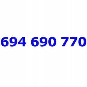 694 690 770 T-mobile Złoty Numer Telefonu Tmobile