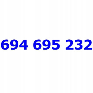 694 695 232 T-mobile Złoty Numer Telefonu Tmobile