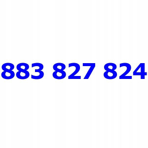 883 827 824 T-mobile Złoty Numer Telefonu Tmobile