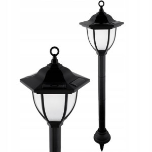 Lampa ogrodowa LED SOLARNA stojąca SŁUPEK Latarnia