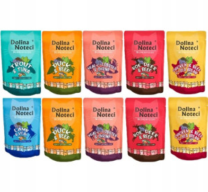DOLINA NOTECI SUPERFOOD dla kota MIX SMAKÓW 10x85g