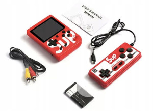 Przenośna Konsola 400 Gier Konsola Retro Sup +pad