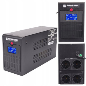 Zasilacz Awaryjny Ups Lcd 1500va 900w 2x 9ah 230v