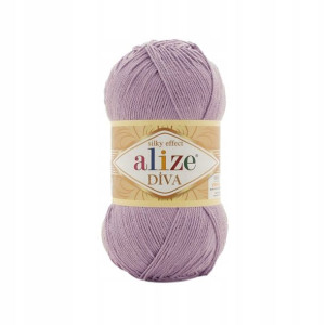 Włóczka Alize Diva 505 / blady fiolet