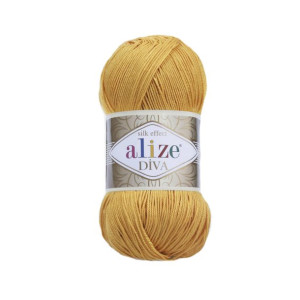 Włóczka Alize Diva 488 / szafran