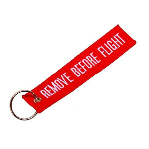 BRELOK REMOVE BEFORE FLIGHT Tekstylny