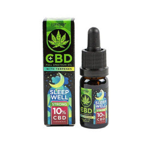 Olejek konopny 10% cbd Sleep Well Euphoria 10ml z terpenami