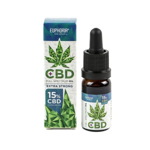 Olej konopny Cbd euphoria 15% 10 ml extra strong