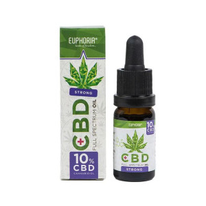 Olej konopny Cbd euphoria 10% 10ml Strong