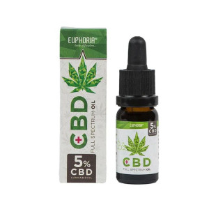 Olej konopny 5% cbd Euphoria 10 ml