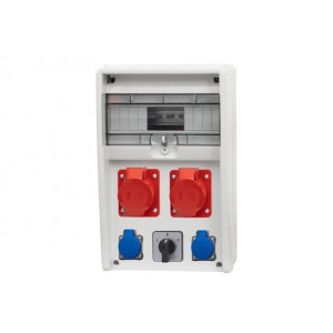 Rozdzielnica 12M Ulisse 2x16A/5P, 2x230V, L/P IP65