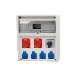 Rozdzielnica 17M Ulisse 2x16A/5P, 4x230V, L/P  IP65