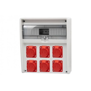 Rozdzielnica 17M Ulisse 3x16A/5P, 3x32A/5P IP65