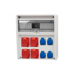 Rozdzielnica 17M Ulisse 4x32A/5P, 4x230V  IP65