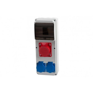 Rozdzielnica 6M Ulisse MIDI 32A/5P, 2x230V IP54