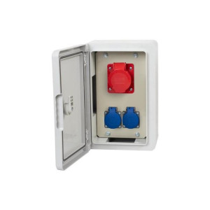 Rozdzielnica budowlana RB-200 16A/5P, 2x230V IP65