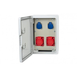 Rozdzielnica budowlana RB-250 2x16A/5P, 2x230V IP65