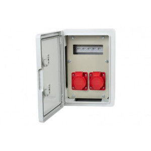 Rozdzielnica budowlana RB-250 8M 2x16A/5P,  IP65