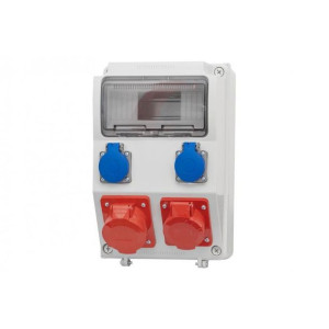 Rozdzielnica CAJA 16A/5P, 32A/5P, 2x230V 9M IP65