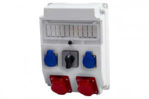 Rozdzielnica CAJA 2x16A/5P, 2x230V, 0/1 11M IP44