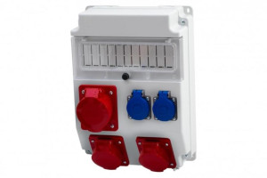 Rozdzielnica CAJA 3x32A/5P, 2x230V 11M IP44
