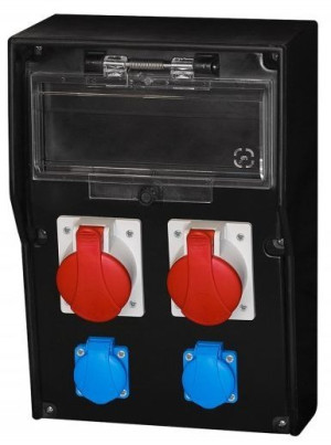 Rozdzielnica gumowa LIDO 12S 2x32A/5P 2x250V