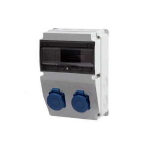 Rozdzielnica LAGO IP65 10M - gniazda 2x230V