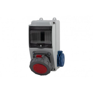 Rozdzielnica LAGO IP65 5M - gniazda 16A/5P, 2x230V