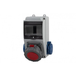 Rozdzielnica LAGO IP65 5M - gniazda 32A/5P, 2x230V