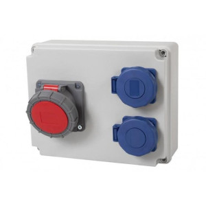Rozdzielnica R-240 - gniazda 32A/5P, 2x230V IP65