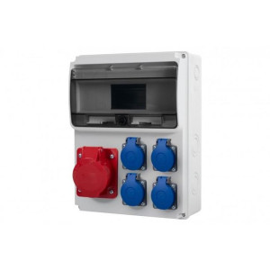 Rozdzielnica Ulisse 11M 32A/5P, 4x230V IP54