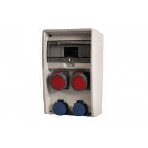 Rozdzielnica Ulisse 12M 2x32A/5P, 2x230 IP65