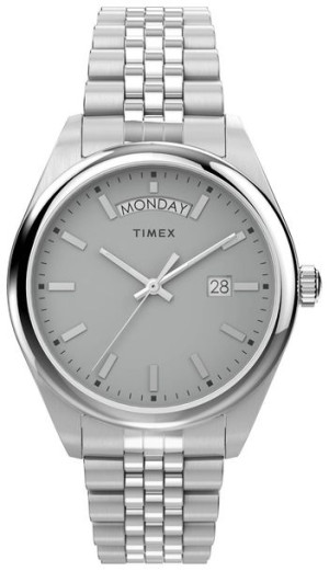 Zegarek Timex TW2V67900 Srebrny Męski Datownik