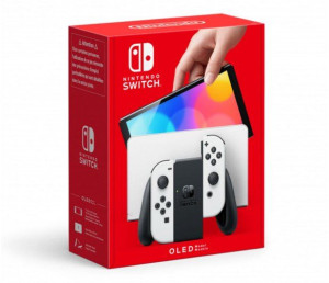 Konsola Nintendo Switch OLED czarno-biała