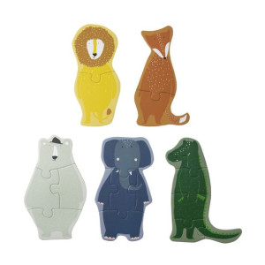 Zwierzęta puzzle w kształcie zwierząt