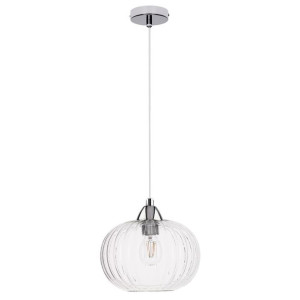 Universe Lampa Wisząca 1xe27 Max.60w Chrom/transparentny V2