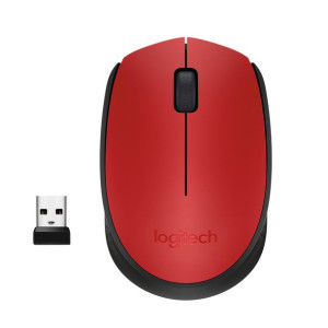 Myszka bezprzewodowa Logitech M171 czerwona
