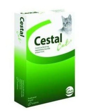 Cestal Cat Tabletka dla Kota Odrobaczanie  2 Tabletki