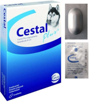 Cestal Plus Tabletka dla Psa Odrobaczanie 2 tabletki