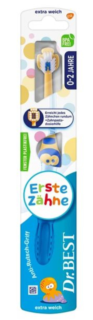 (DE) Dr. Best, Pierwsza szczoteczka do zębów, miękka, 1 sztuka (PRODUKT Z N