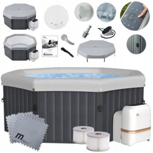 Ogromne Jacuzzi Sztywne Panelowe Ogrodowe 1100l