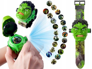 Dziecięcy Zegarek 3D z Projektorem AVENGERS HULK