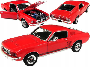 WELLY Samochód FORD MUSTANG GT 1967 Model 1:24